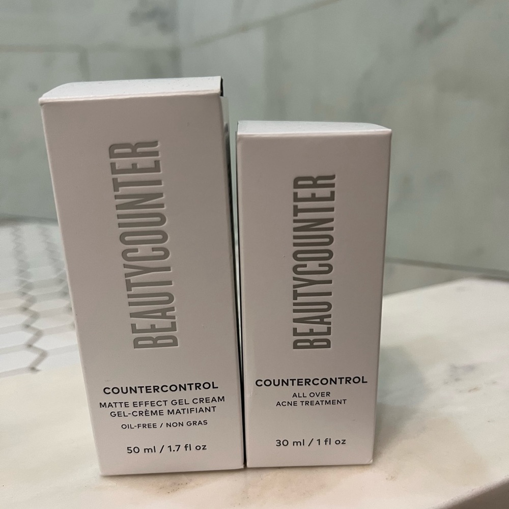 Beautycounter Counter Control oil free gel and all over acne treatment